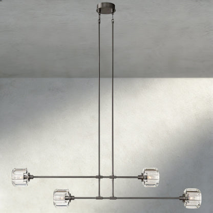 54" / Bronze Demaret Mobile Linear Chandelier 54", 72"