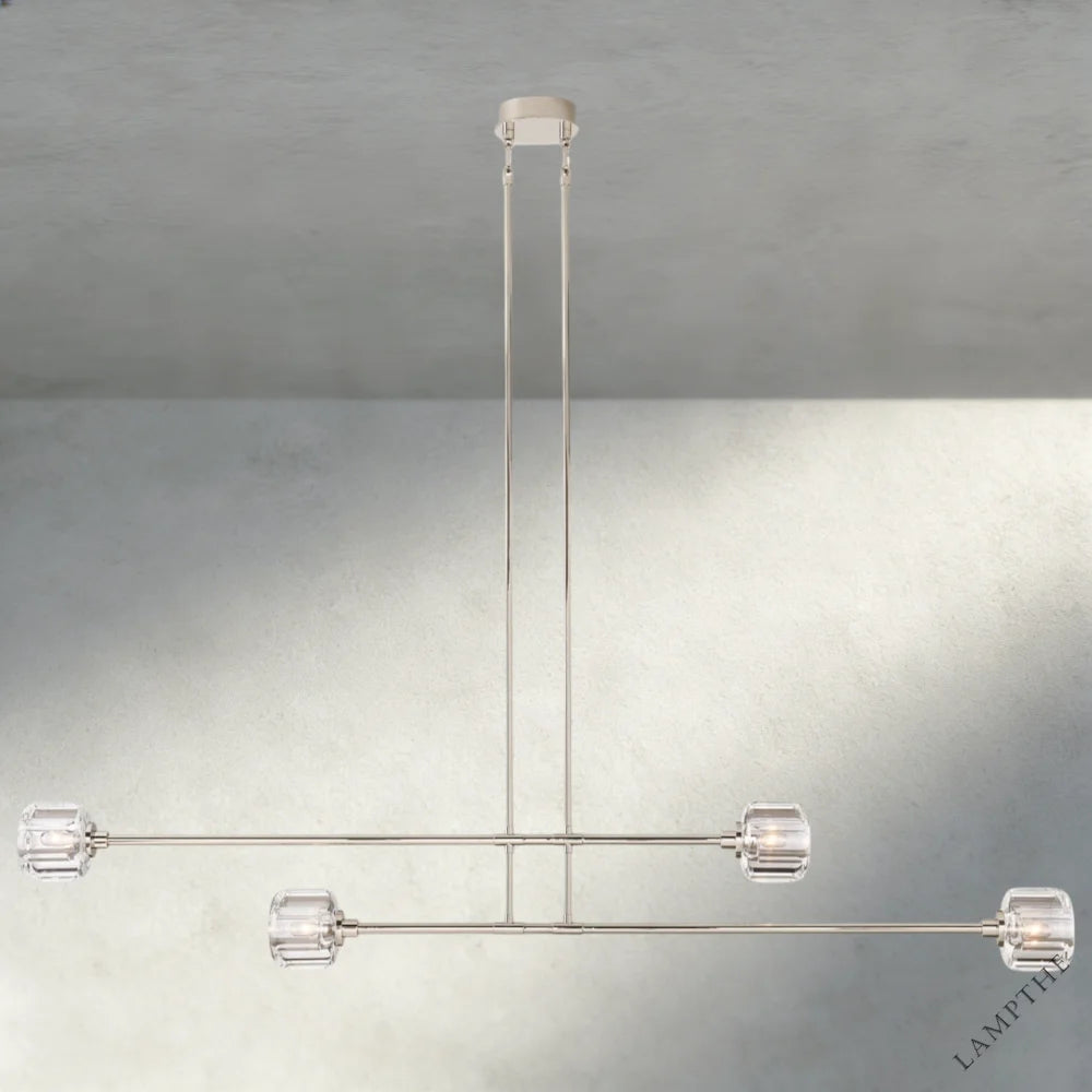 72" / Nickle Demaret Mobile Linear Chandelier 54", 72"
