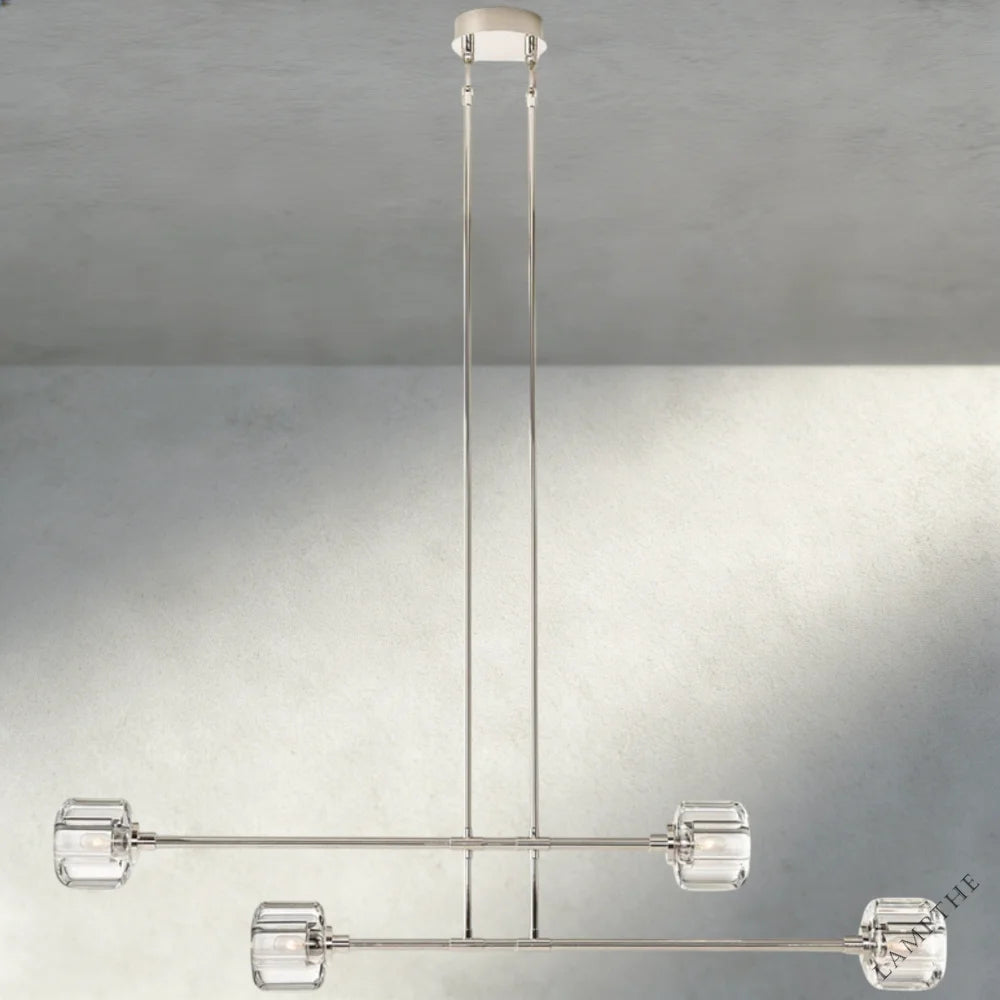 54" / Nickle Demaret Mobile Linear Chandelier 54", 72"