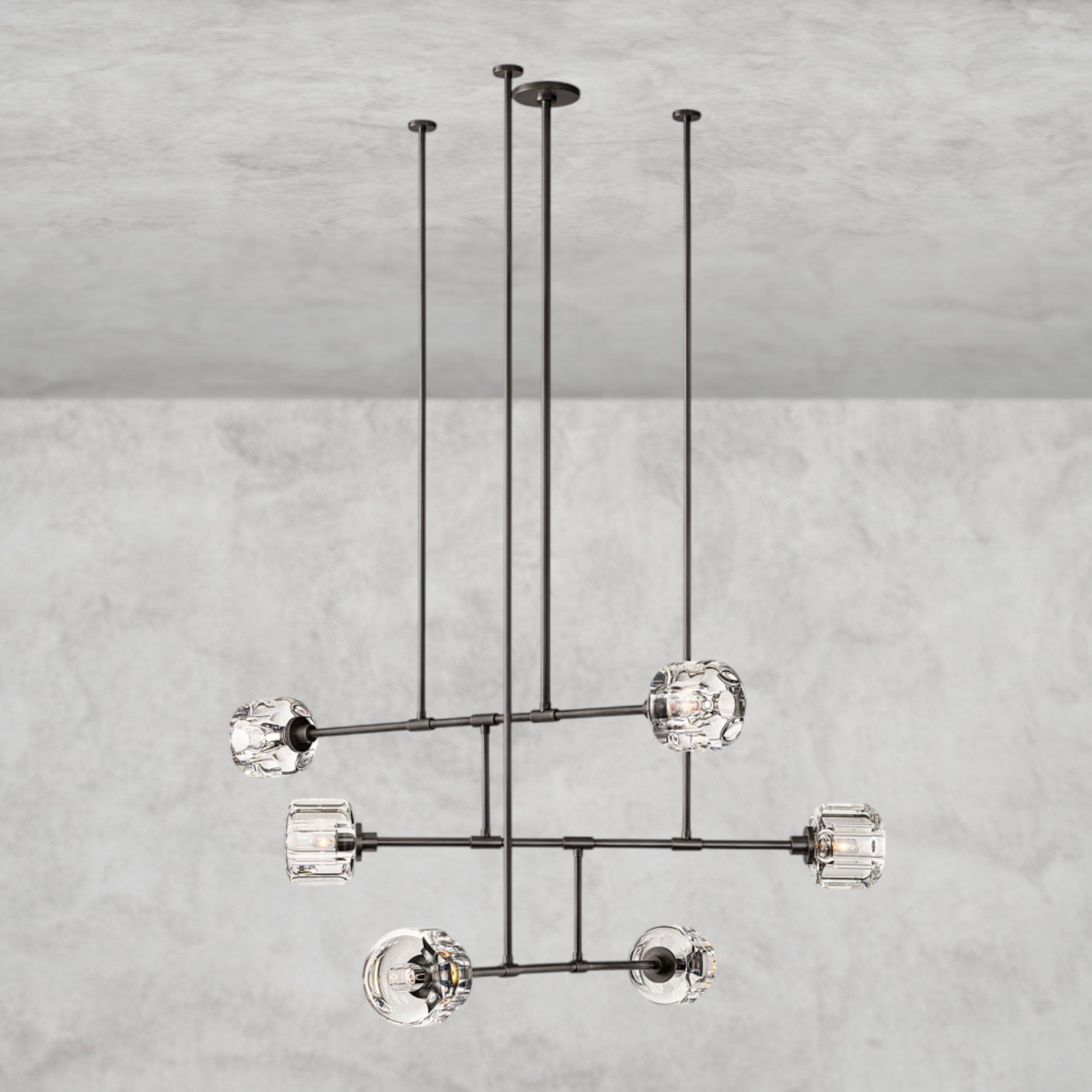 48" / Bronze Demaret Mobile Round Chandelier 48", 62"