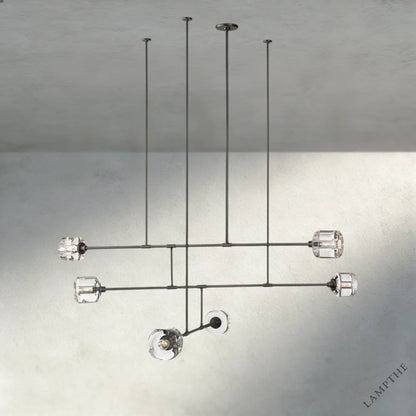 62" / Bronze Demaret Mobile Round Chandelier 48", 62"