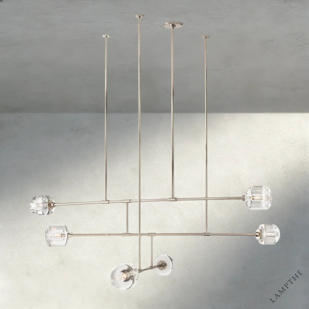 62" / Nickle Demaret Mobile Round Chandelier 48", 62"
