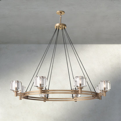 48" / Brass Demaret Round Chandelier 36", 48", 60"