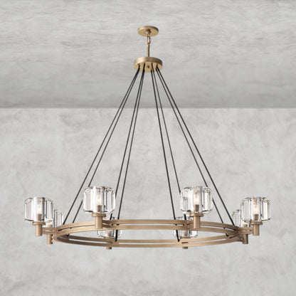 48" / Brass Demaret Round Chandelier 36", 48", 60"