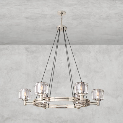 36" / Nickle Demaret Round Chandelier 36", 48", 60"