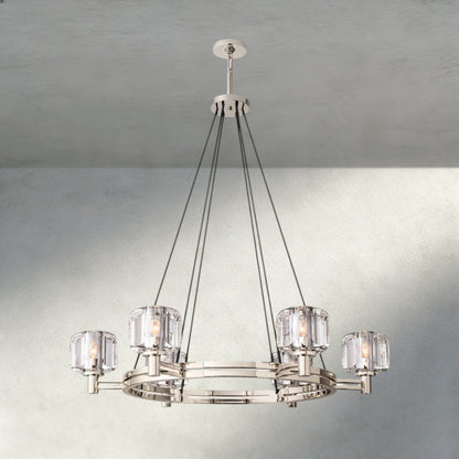 36" / Nickle Demaret Round Chandelier 36", 48", 60"