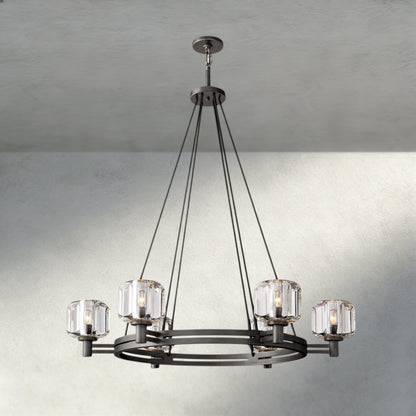 36" / Bronze Demaret Round Chandelier 36", 48", 60"