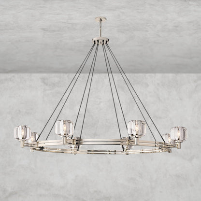 60" / Nickle Demaret Round Chandelier 36", 48", 60"