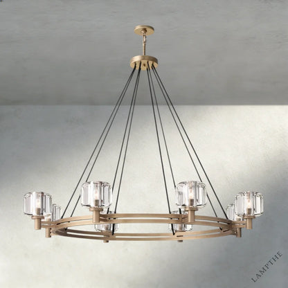 48" / Brass Demaret Round Chandelier 36", 48", 60"