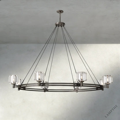 60" / Bronze Demaret Round Chandelier 36", 48", 60"
