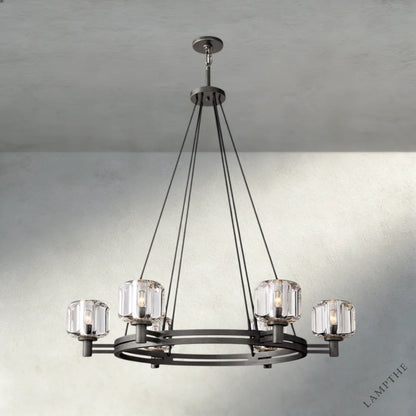 36" / Bronze Demaret Round Chandelier 36", 48", 60"