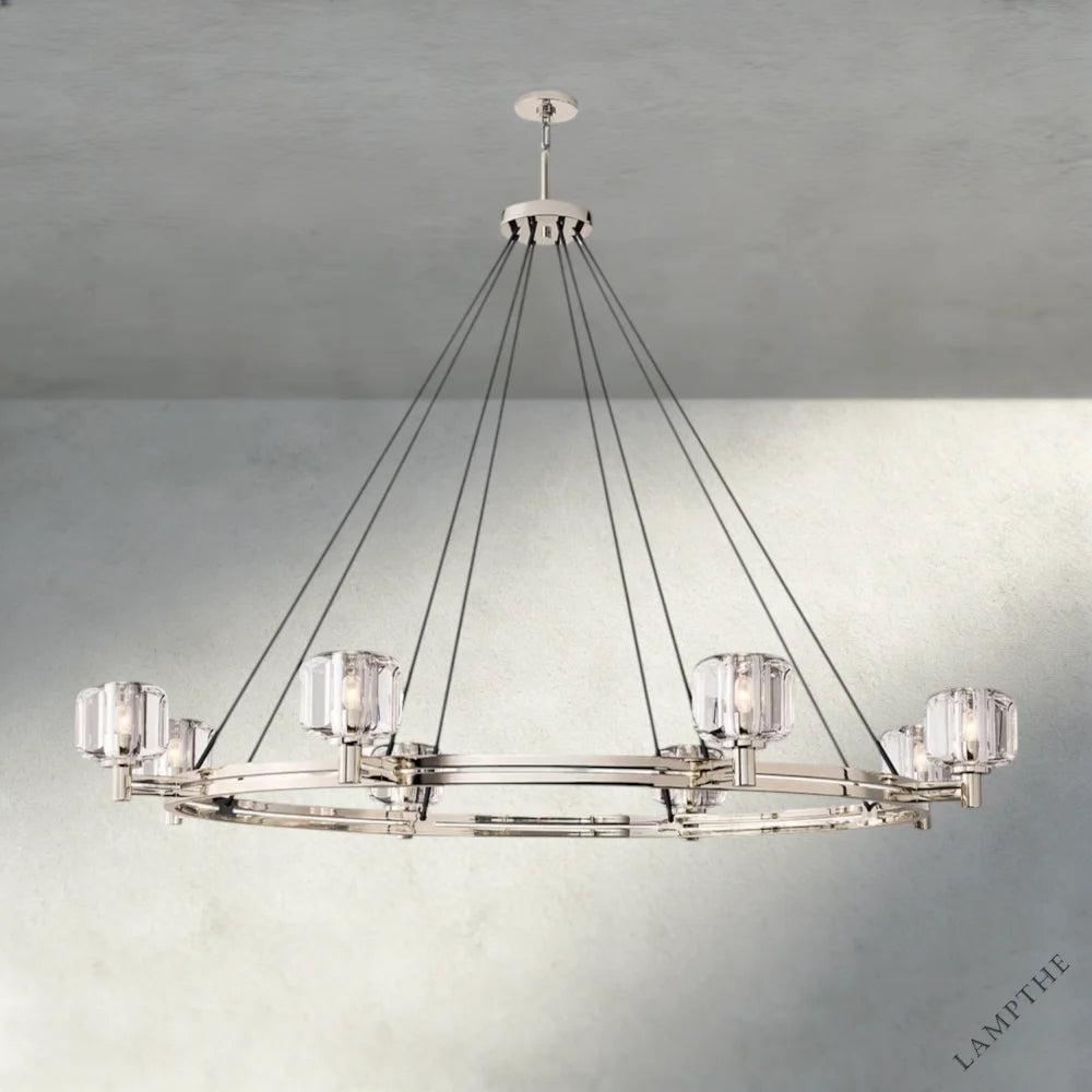 60" / Nickle Demaret Round Chandelier 36", 48", 60"