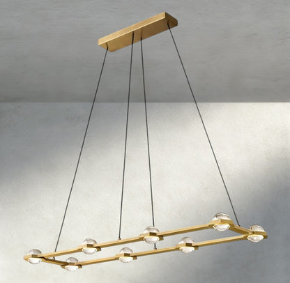 Éclatant Rectangular Chandelier 54", 72"