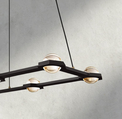Éclatant Rectangular Chandelier 54", 72"