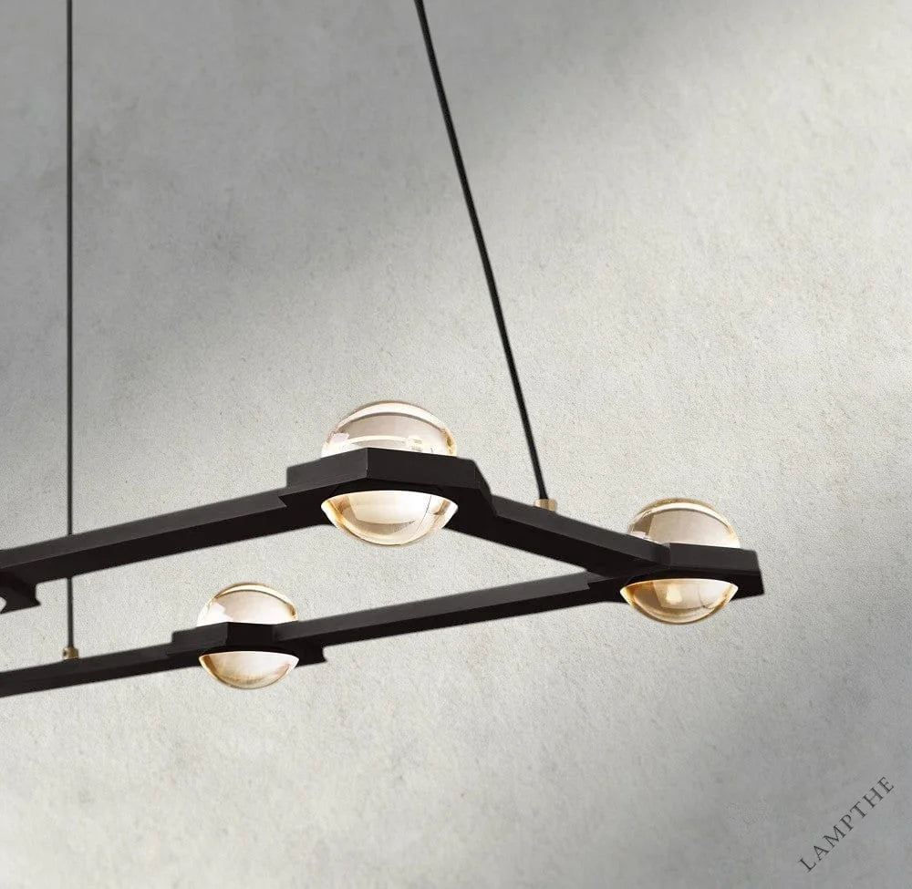 Éclatant Rectangular Chandelier 54", 72"