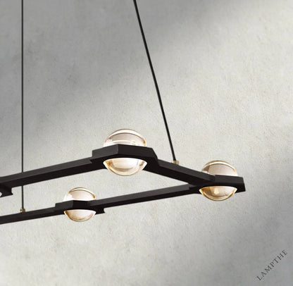 Éclatant Rectangular Chandelier 54", 72"
