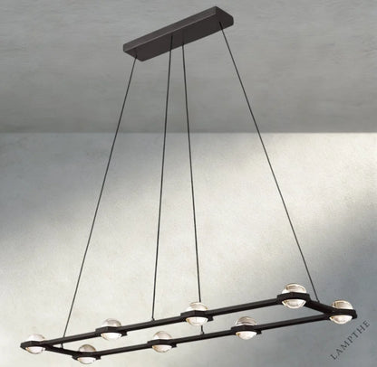 Éclatant Rectangular Chandelier 54", 72"
