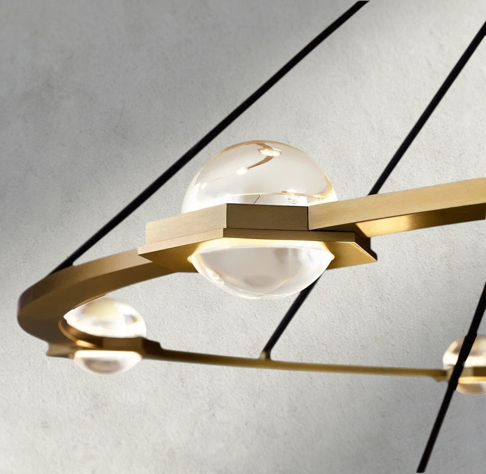 Éclatant Round Chandelier 36", 48", 60", Two-Tied 60"