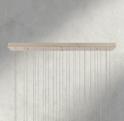 Edda Linear Glass Chandelier 48", 54"