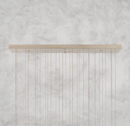 Edda Linear Glass Chandelier 48", 54"