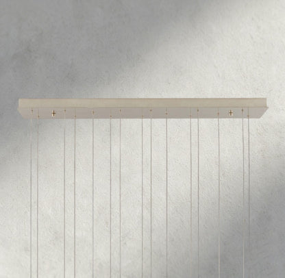 Edda Linear Glass Chandelier 48", 54"