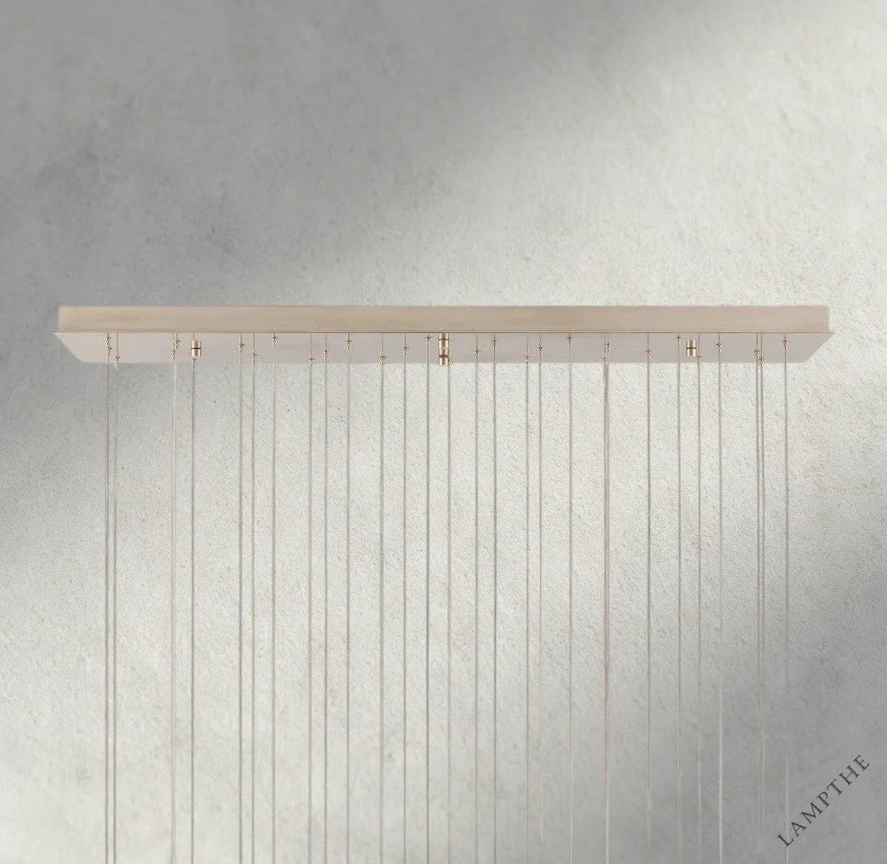 Edda Linear Glass Chandelier 48", 54"