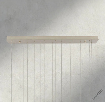 Edda Linear Glass Chandelier 48", 54"