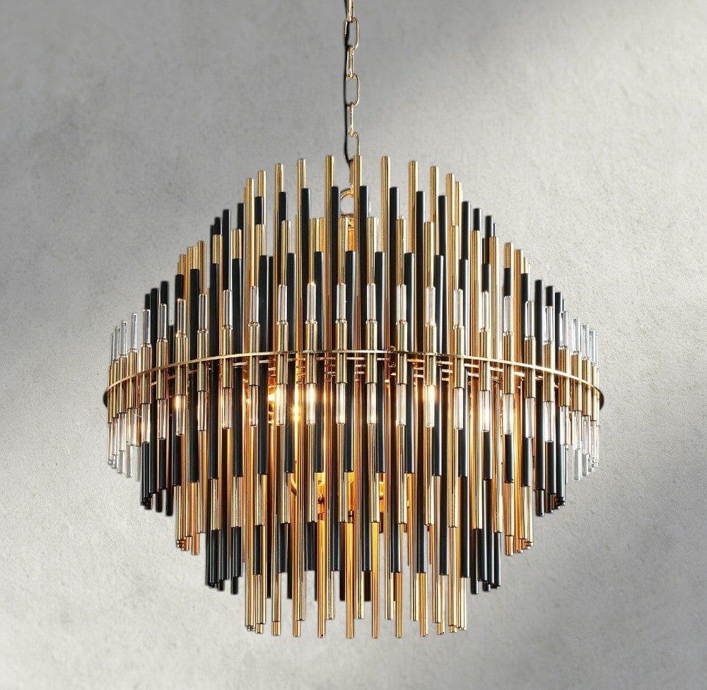 24" Emile Round Chandelier 24", 32", 42"