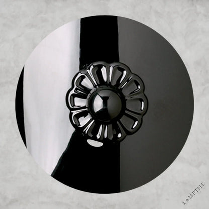 Jet Black Emilea Chandelier 33"