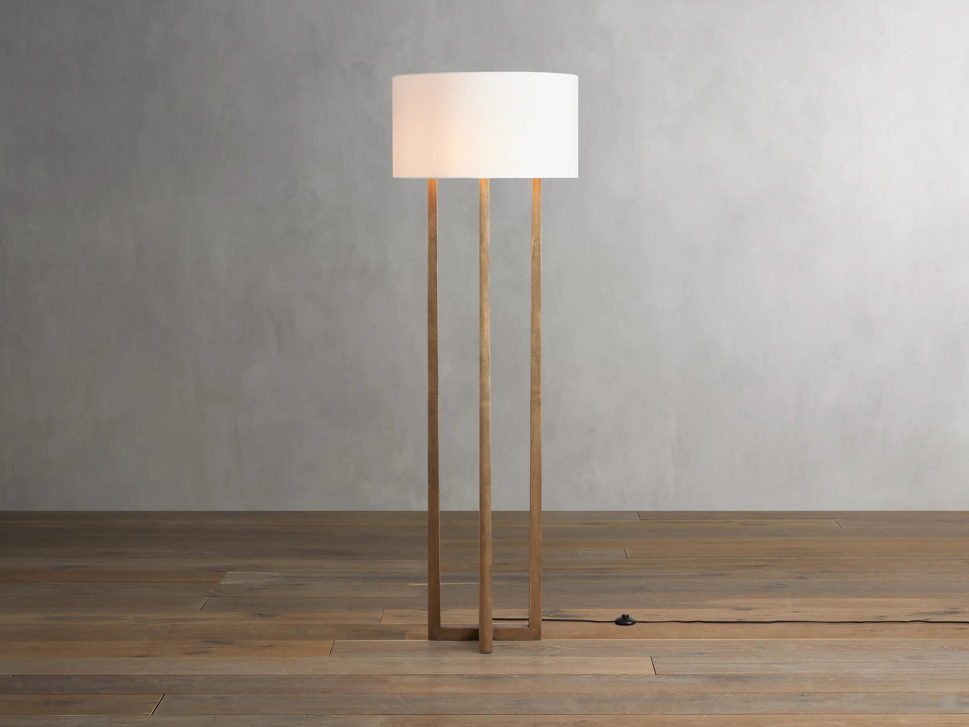 Brass Emmet Floor Lamp
