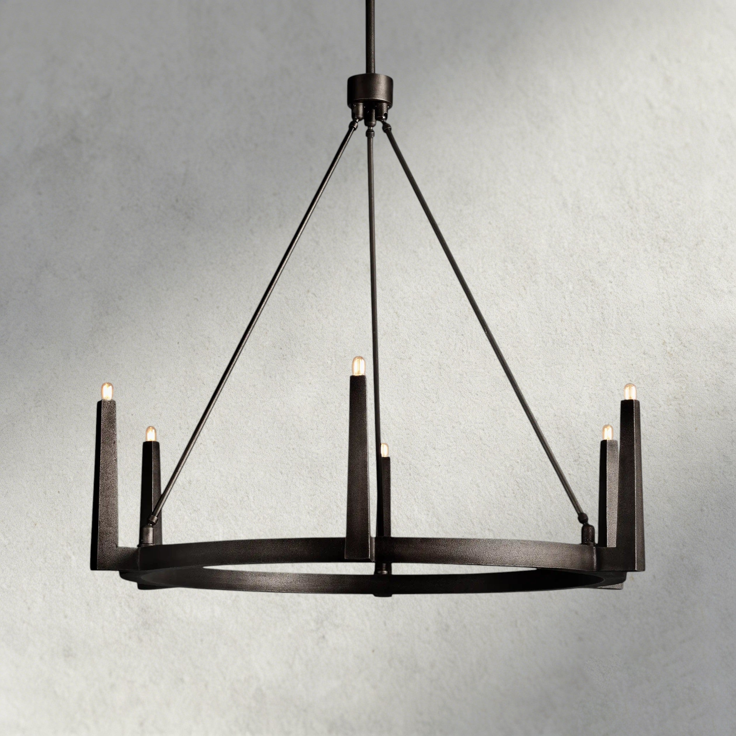 42" / Bronze Emmet Round Chandelier 42", 54"
