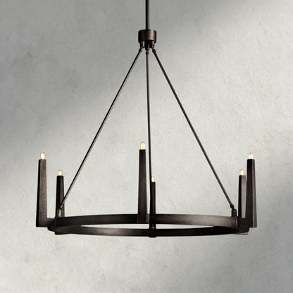 42" / Bronze Emmet Round Chandelier 42", 54"