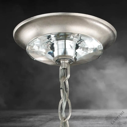 Esmeralda 2-Tier Crystal Chandelier 37"