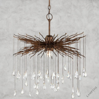 1Light Fen Chandelier