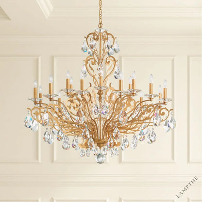 Filigrae Crystal Chandelier39"