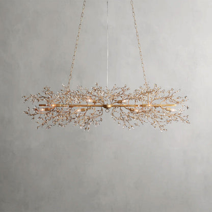 68" / GOLD Fiore Linear Chandelier 51", 68"