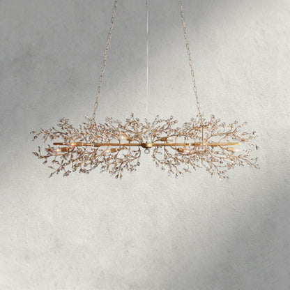 68" / GOLD Fiore Linear Chandelier 51", 68"