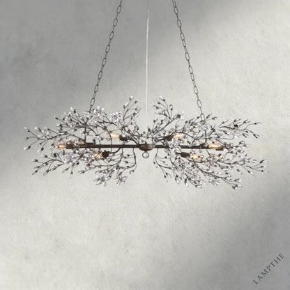 51" / BRONZE Fiore Linear Chandelier 51", 68"