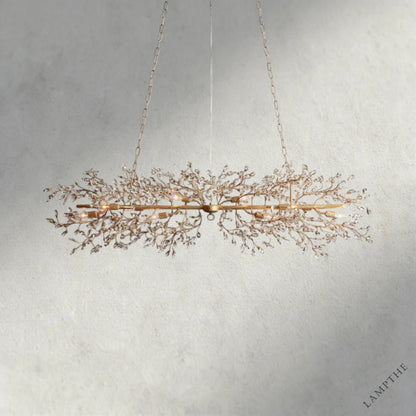 68" / GOLD Fiore Linear Chandelier 51", 68"