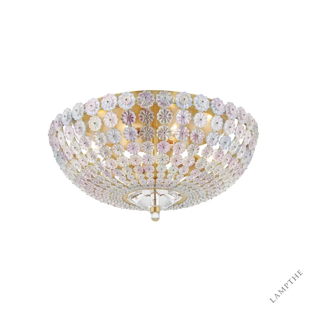 Floral Flush Mount