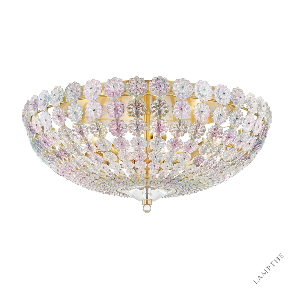 Floral Flush Mount