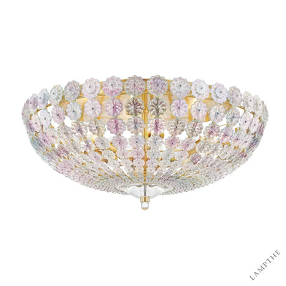 Floral Flush Mount
