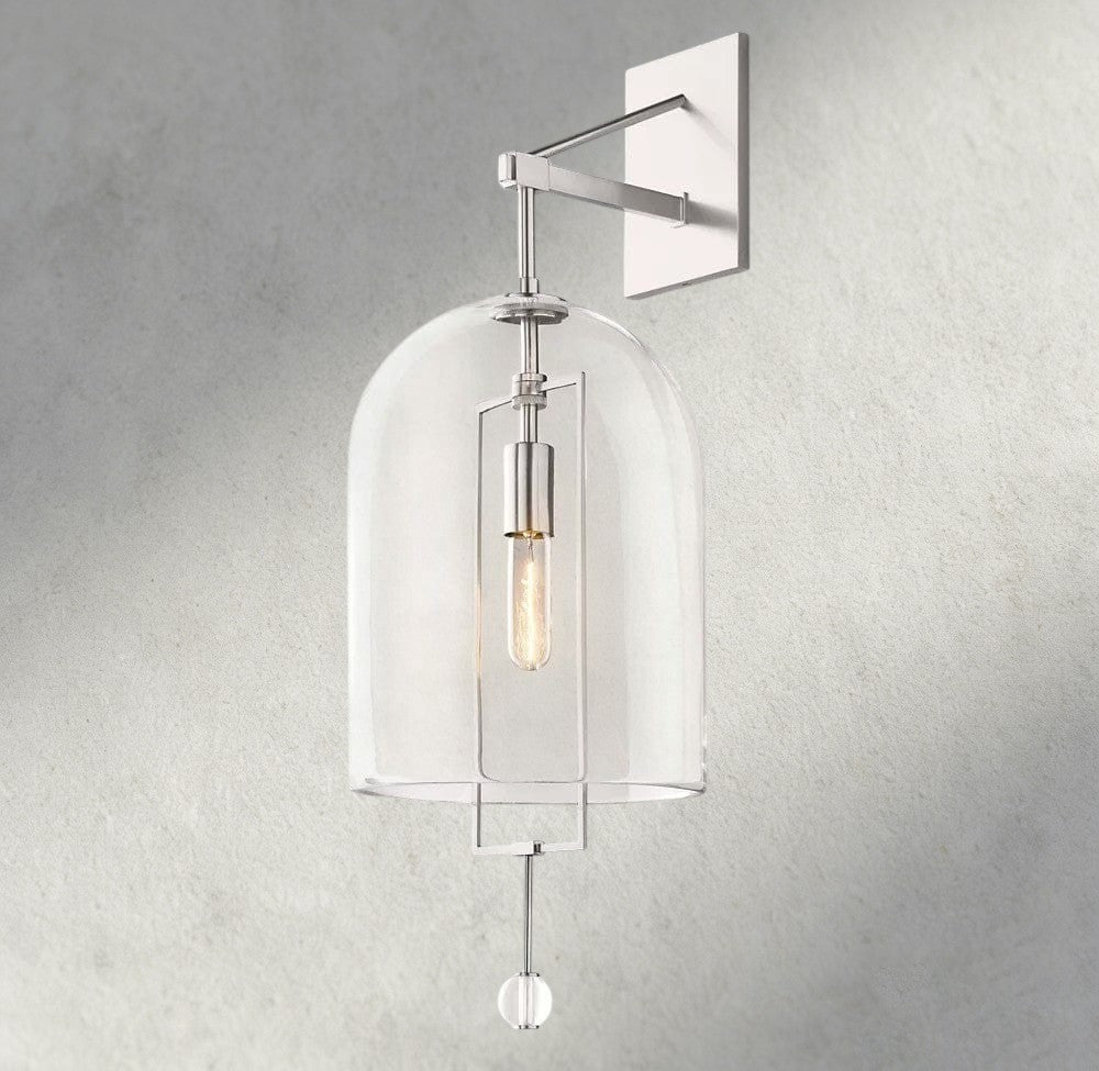 24" / Nickle Fulcrum Grand Sconce 24", 29"