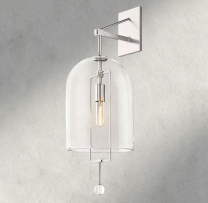 24" / Nickle Fulcrum Grand Sconce 24", 29"