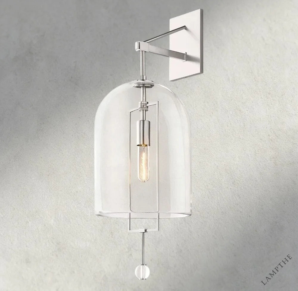 24" / Nickle Fulcrum Grand Sconce 24", 29"