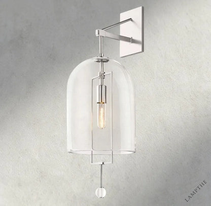 24" / Nickle Fulcrum Grand Sconce 24", 29"