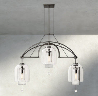 48" / Bronze Fulcrum Linear Chandelier 48", 60"