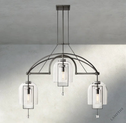 48" / Bronze Fulcrum Linear Chandelier 48", 60"