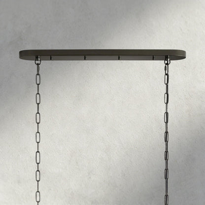 Ghiaccio Oval Chandelier 54", 65"