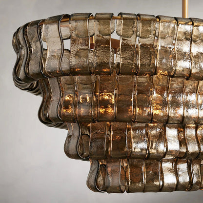 Ghiaccio Oval Chandelier 54", 65"